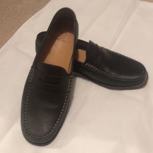 NWOT Austen Heller Brown Leather Driving Loafer